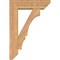 Ekena Millwork Balboa Slat Smooth Bracket w/ Offset Brace, Western Red Cedar, 7 1/2"W x 26"D x 38"H BKT0806X26X38BOA06SWR - alternate 3